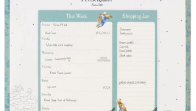 Peter Rabbit Magnetic Weekly Shopping Planner