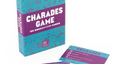 Charades Game Cards
