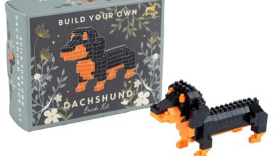 Build Your Own Dachshund Brick Kit