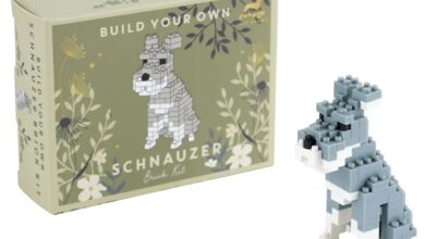 Build Your Own Schnauzer Brick Kit