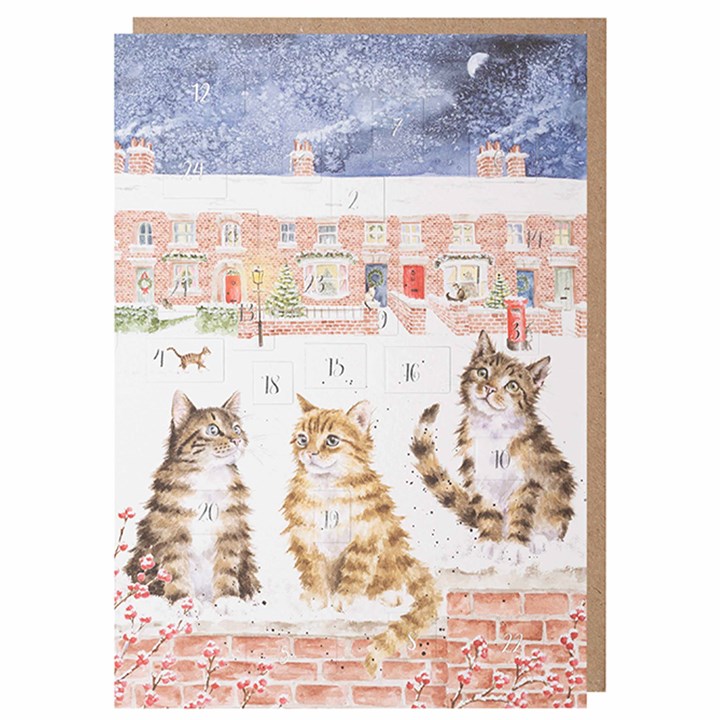 Wrendale Designs, Cat Trio Advent Card