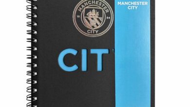 Manchester City FC A5 Spiral Notebook