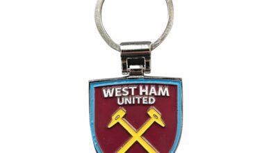 West Ham United FC Crest Shaped Keyring