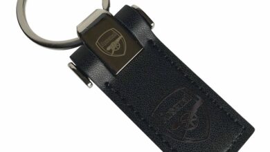 Arsenal FC Leather Keyring