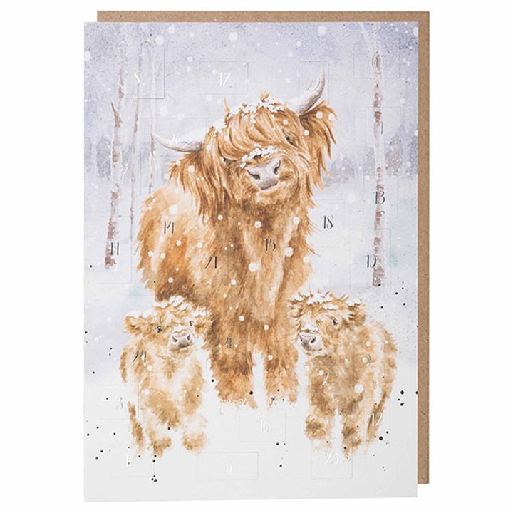 Wrendale Designs, Highland Christmas Advent Card