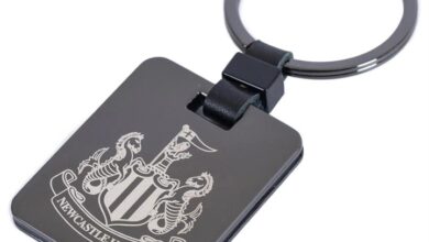 Newcastle United FC Metal Keyring