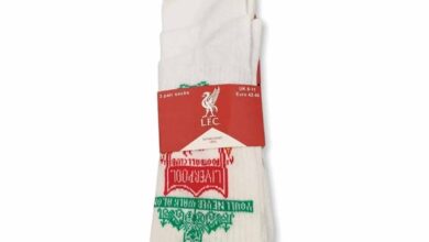 Liverpool FC 3 Pack Sports Socks - Size 8 - 11