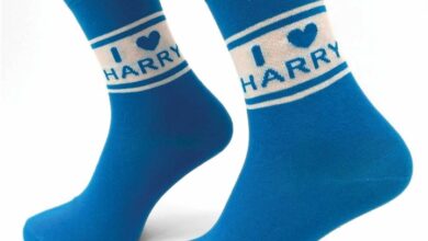 I Heart Harry Socks - Size 4 - 8