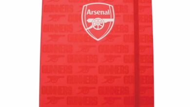 Arsenal FC Gold Crest A5 Notebook