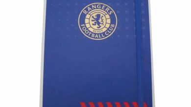 Rangers FC Gold Crest A5 Notebook
