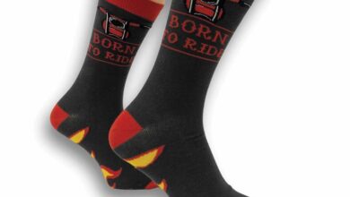 Born to Ride Socks - Size 7 - 11