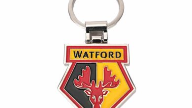 Watford FC Crest Shaped Keyring