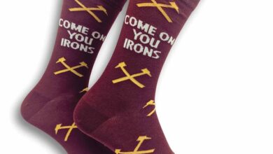 West Ham United FC Come On You Irons Socks - Size 7 - 11