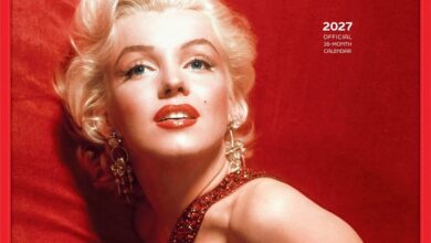 Marilyn Monroe Faces Calendar 2027