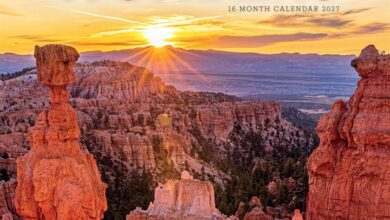 National Wonders Calendar 2027