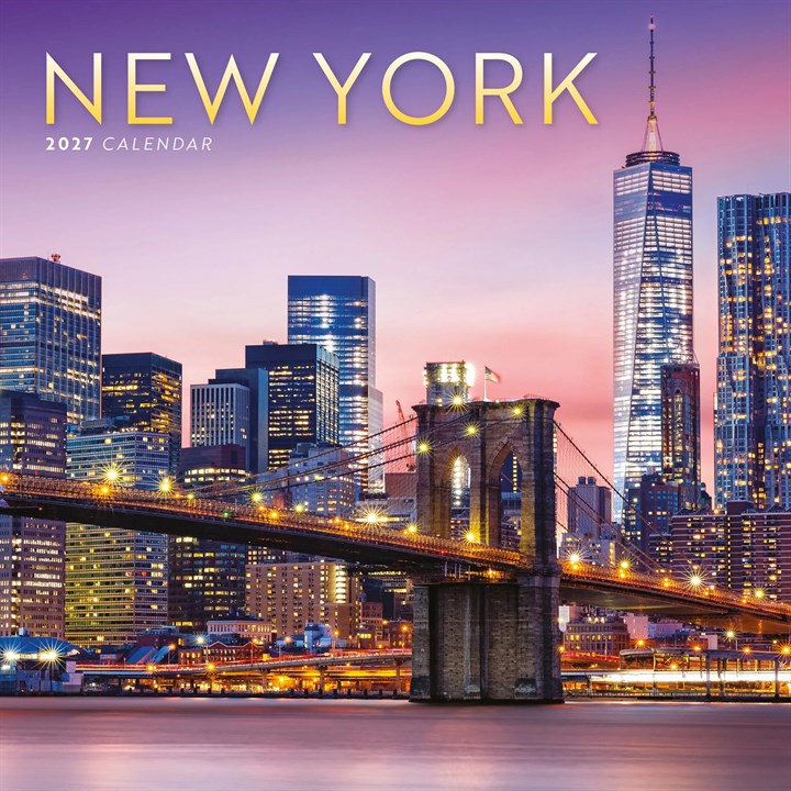 New York Mini Calendar 2027