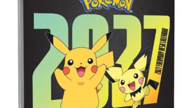 Pokémon Desk Calendar 2027