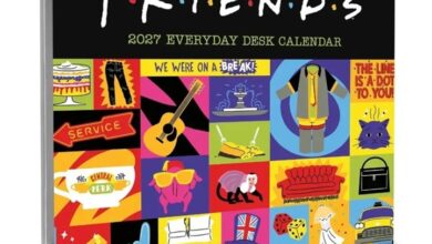 Friends Desk Calendar 2027