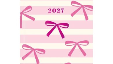 Ribbons Daisies Pocket Diary 2027