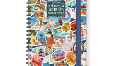 Travel Stickers Small Diary 2027
