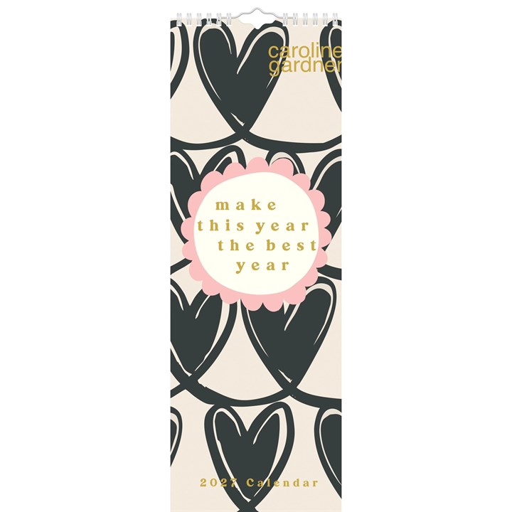 Caroline Gardner, Hearts Slim Calendar 2027