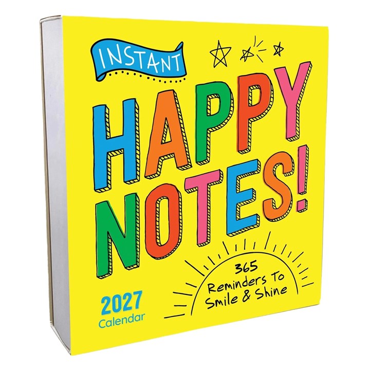 Instant Happy Notes Desk Calendar 2027
