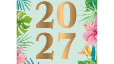 Tropical A6 Diary 2027