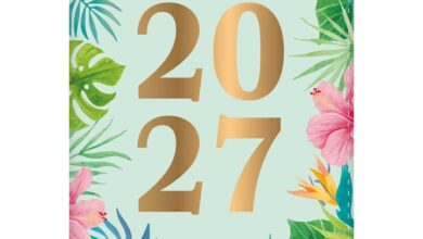 Tropical A5 Diary 2027