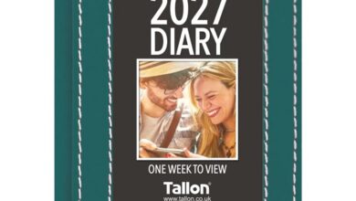 Green Photo Album Pocket Diary 2027