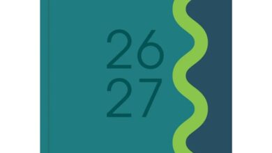 Green Vibrant Academic Day To View A5 Diary 2026 - 2027