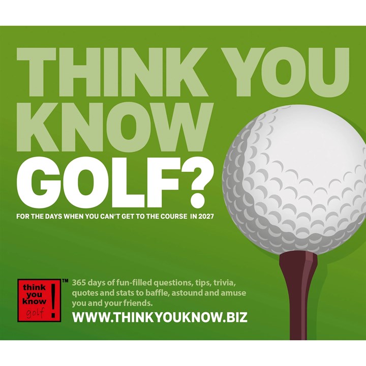 Think You Know Golf? Desk Calendar 2027