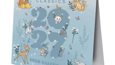 Disney Classics Easel Desk Calendar 2027