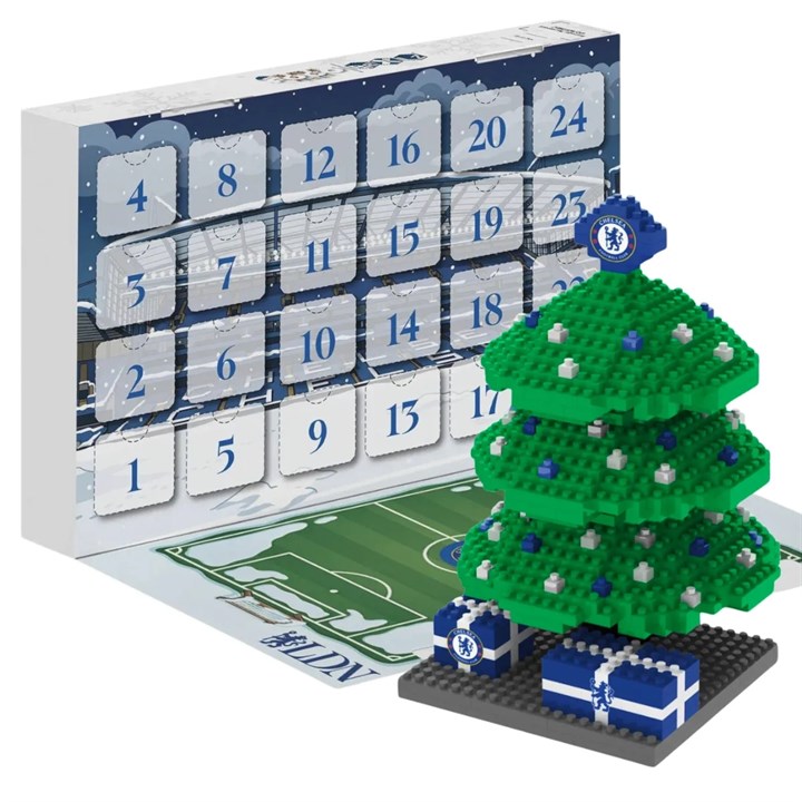 Chelsea FC BRXLZ Christmas Tree Advent Calendar