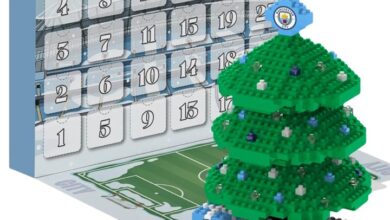 Manchester City FC BRXLZ Christmas Tree Advent Calendar