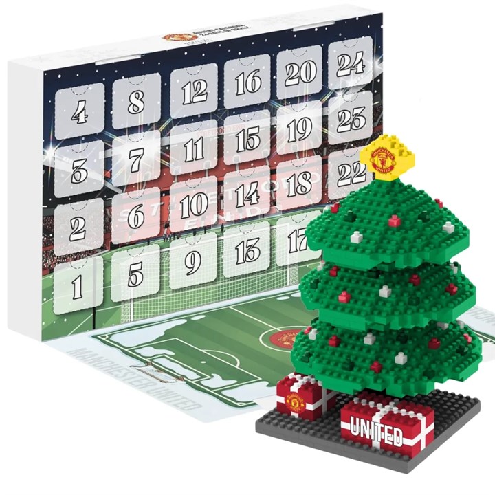 Manchester United FC BRXLZ Christmas Tree Advent Calendar