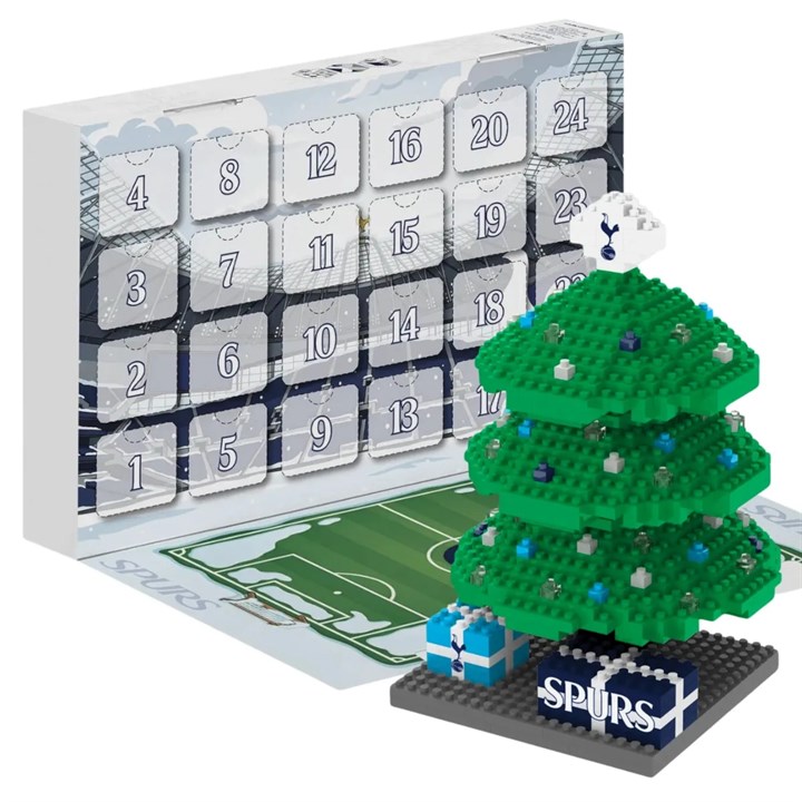 Tottenham Hotspur FC BRXLZ Christmas Tree Advent Calendar