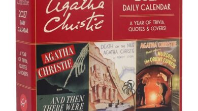 Agatha Christie Desk Calendar 2027