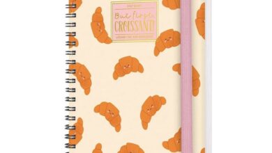 Croissant Large A5 Diary 2027