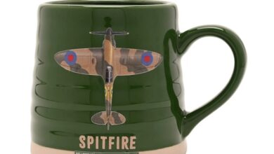 RAF Ceramic Spitfire Mug