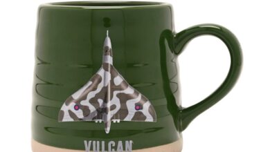 RAF Ceramic Vulcan Mug