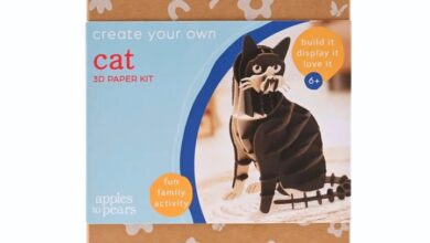 Tuxedo Cat 3D Paper Craft DIY Kit